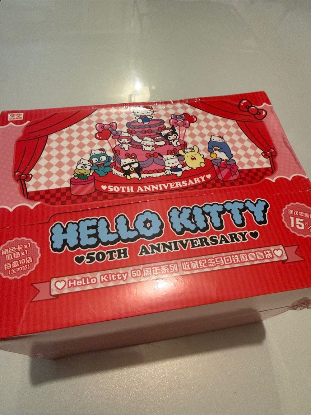 Hello Kitty 50th Anniversary collectible Badges